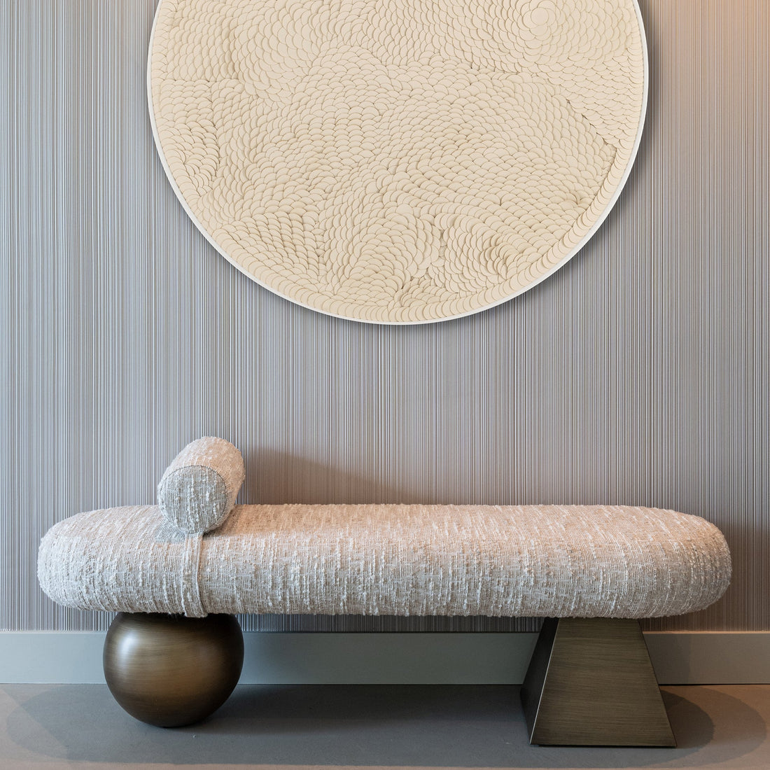 Richmond Interiors Sofa Geneva (Beige) Polsterbank Richmond Interiors