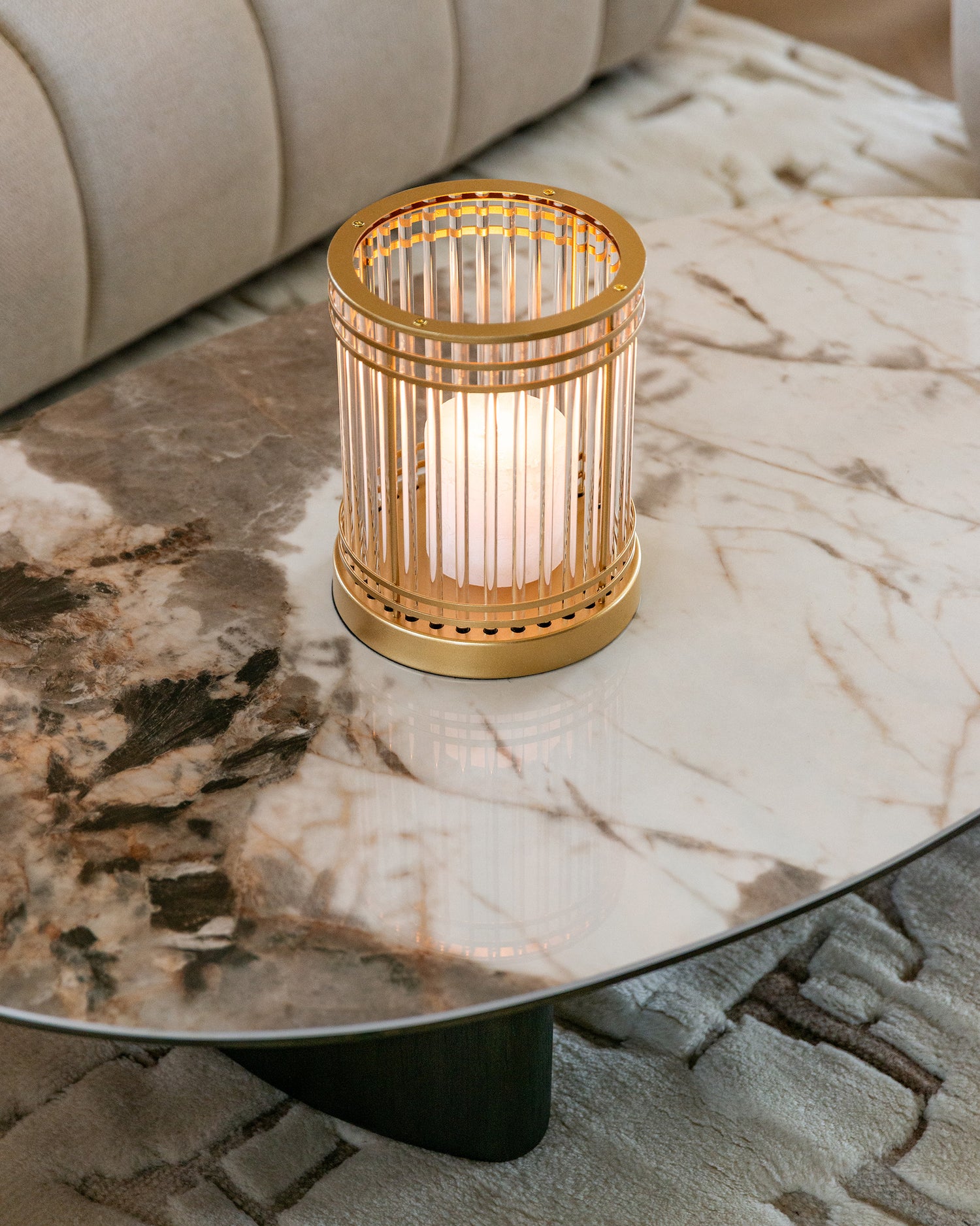 Richmond Interiors – Couchtisch Langford Brown Couchtisch oval Richmond Interiors