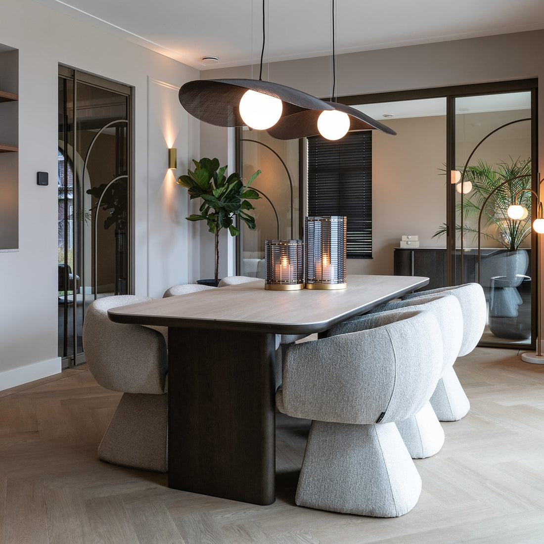 Richmond Interiors – Esstisch Nando brown 230 Esstisch eckig Richmond Interiors