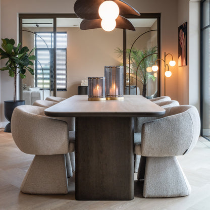 Richmond Interiors – Esszimmerstuhl Quiriro biscotti drehbar Esszimmerstuhl Richmond Interiors