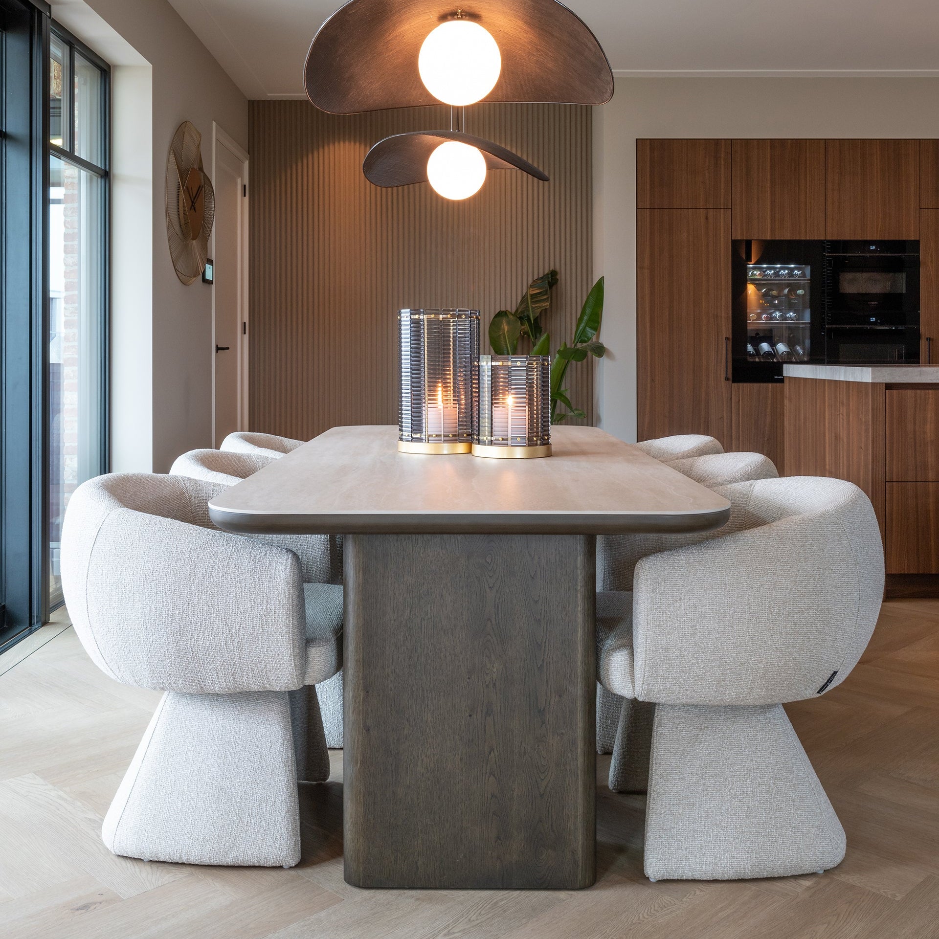 Richmond Interiors – Esstisch Nando brown 230 Esstisch eckig Richmond Interiors