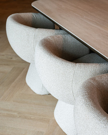 Richmond Interiors Esszimmerstuhl Quiriro biscotti swivel Esszimmerstuhl Richmond Interiors
