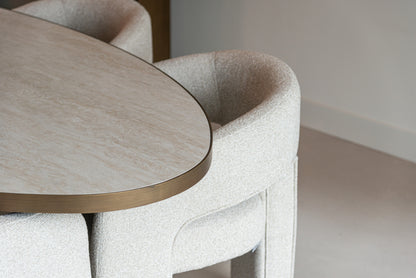 Richmond Interiors Esstisch Tivoli white oval 230 Esstisch Richmond Interiors
