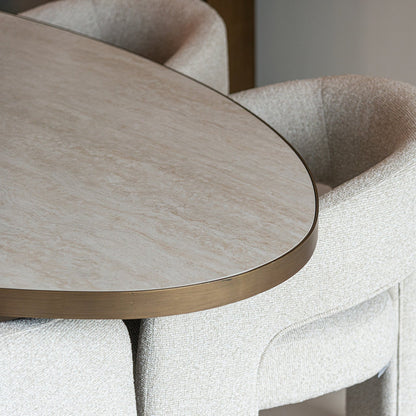 Richmond Interiors – Esstisch Tivoli white oval 230 Esstisch oval Richmond Interiors