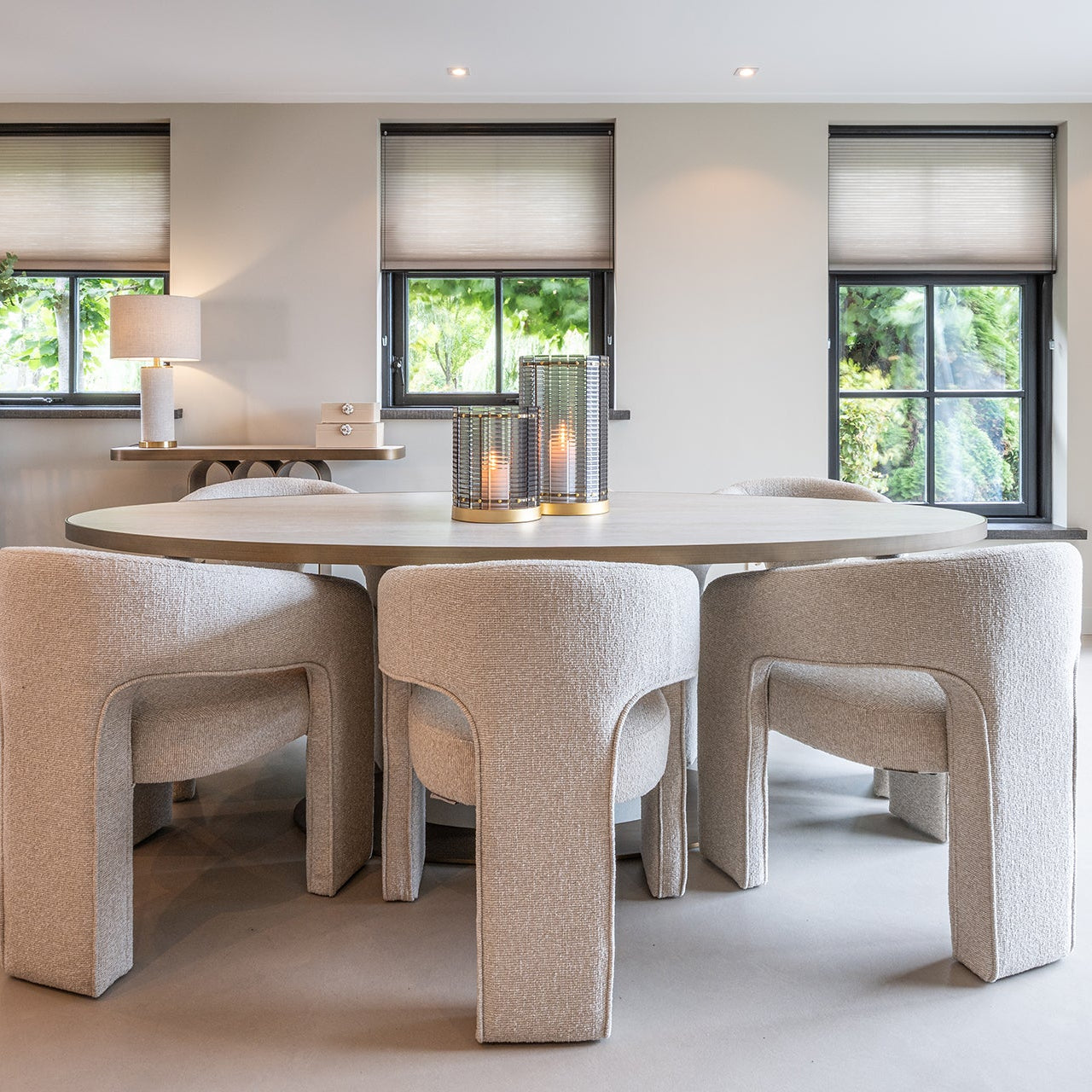 Richmond Interiors – Esstisch Tivoli white oval 230 Esstisch oval Richmond Interiors