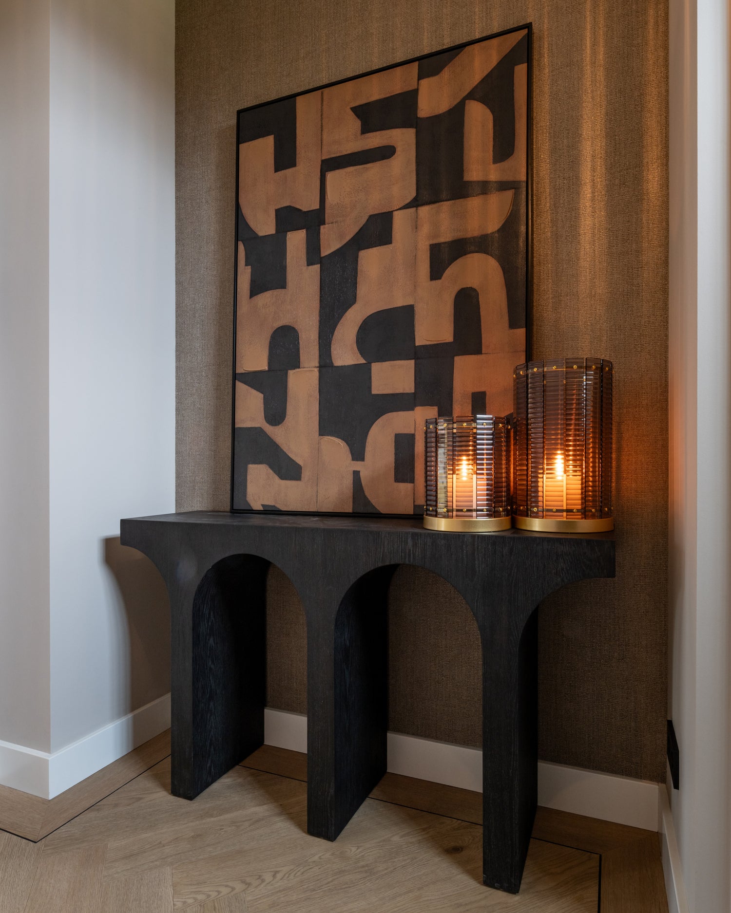 Richmond Interiors Wandkunst Cascade brown Wandkunst Richmond Interiors
