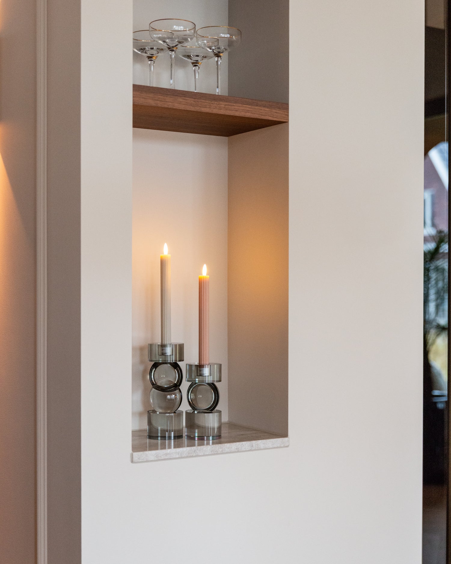 Richmond Interiors Kerzenhalter Jennyl grey small Kerzenhalter Richmond Interiors