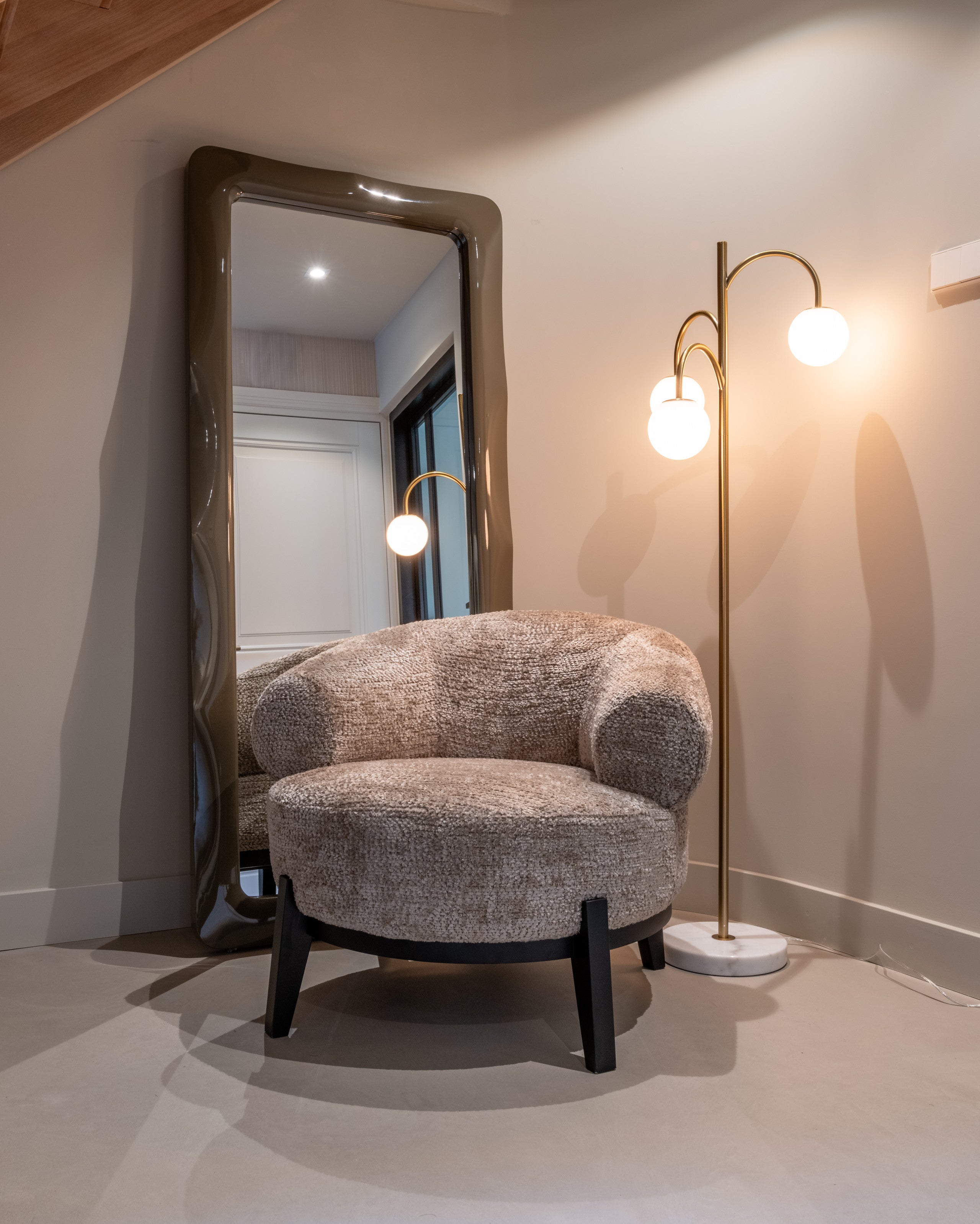 Richmond Interiors Stehlampe Janou gold Stehlampe Richmond Interiors
