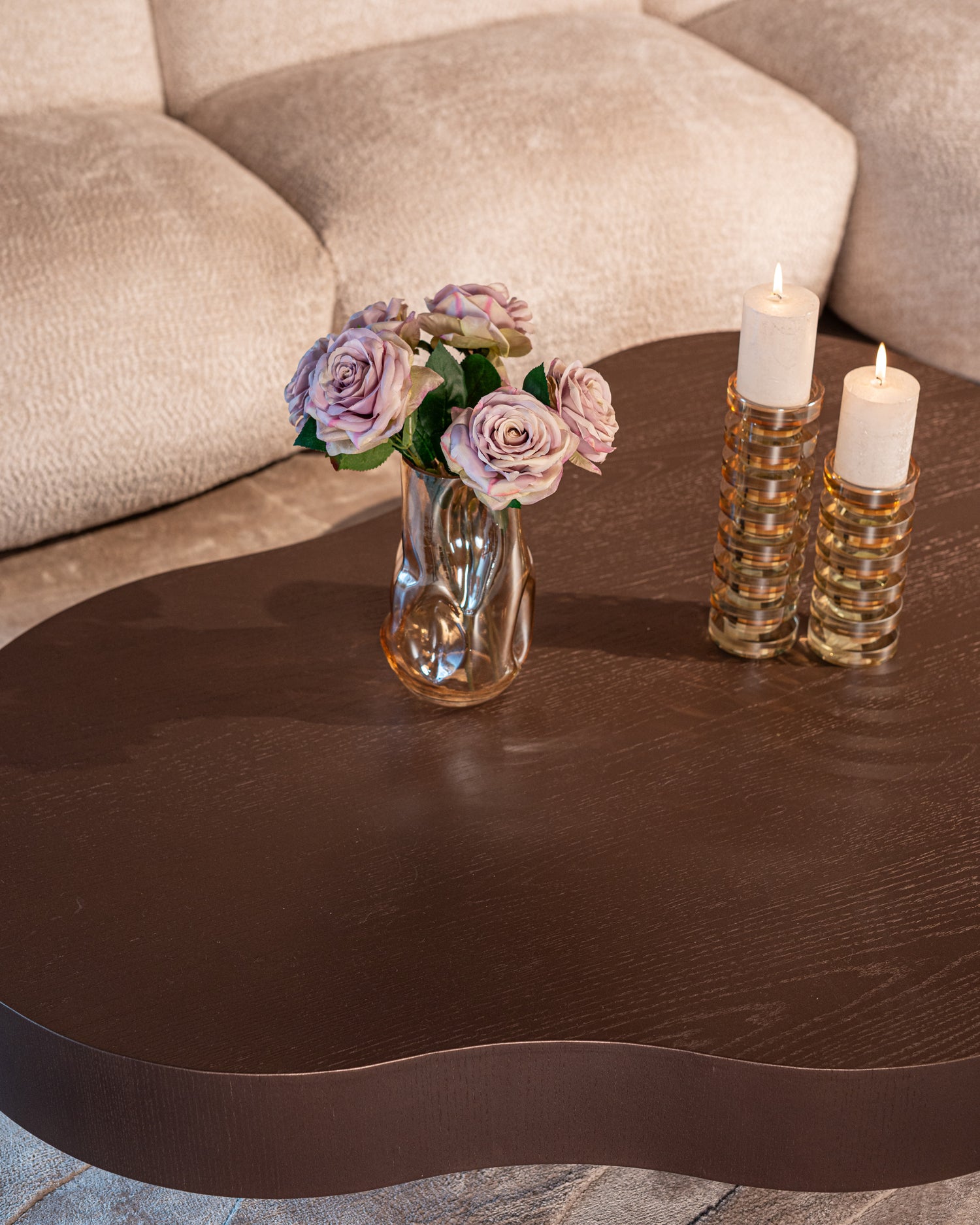 Richmond Interiors Kerzenhalter Cira amber small Kerzenhalter Richmond Interiors