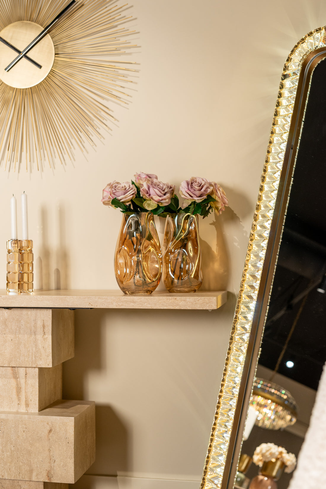 Richmond Interiors Spiegel Khalo bronze Spiegel Richmond Interiors