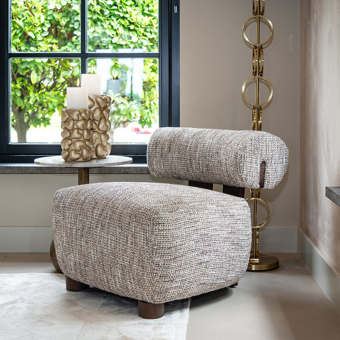 Richmond Interiors Sessel Arabella greige coco (Greige coco) Polstersessel Richmond Interiors