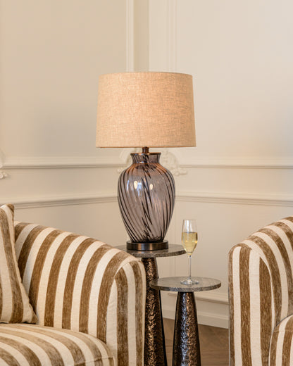 Richmond Interiors Tischlampe Rowan smoke Richmond Interiors
