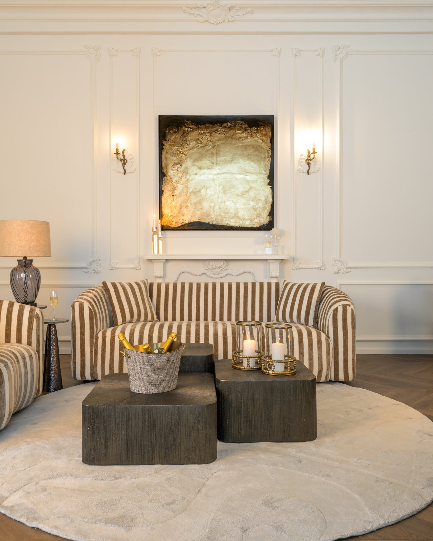 Richmond Interiors Wandkunst Rival gold Richmond Interiors
