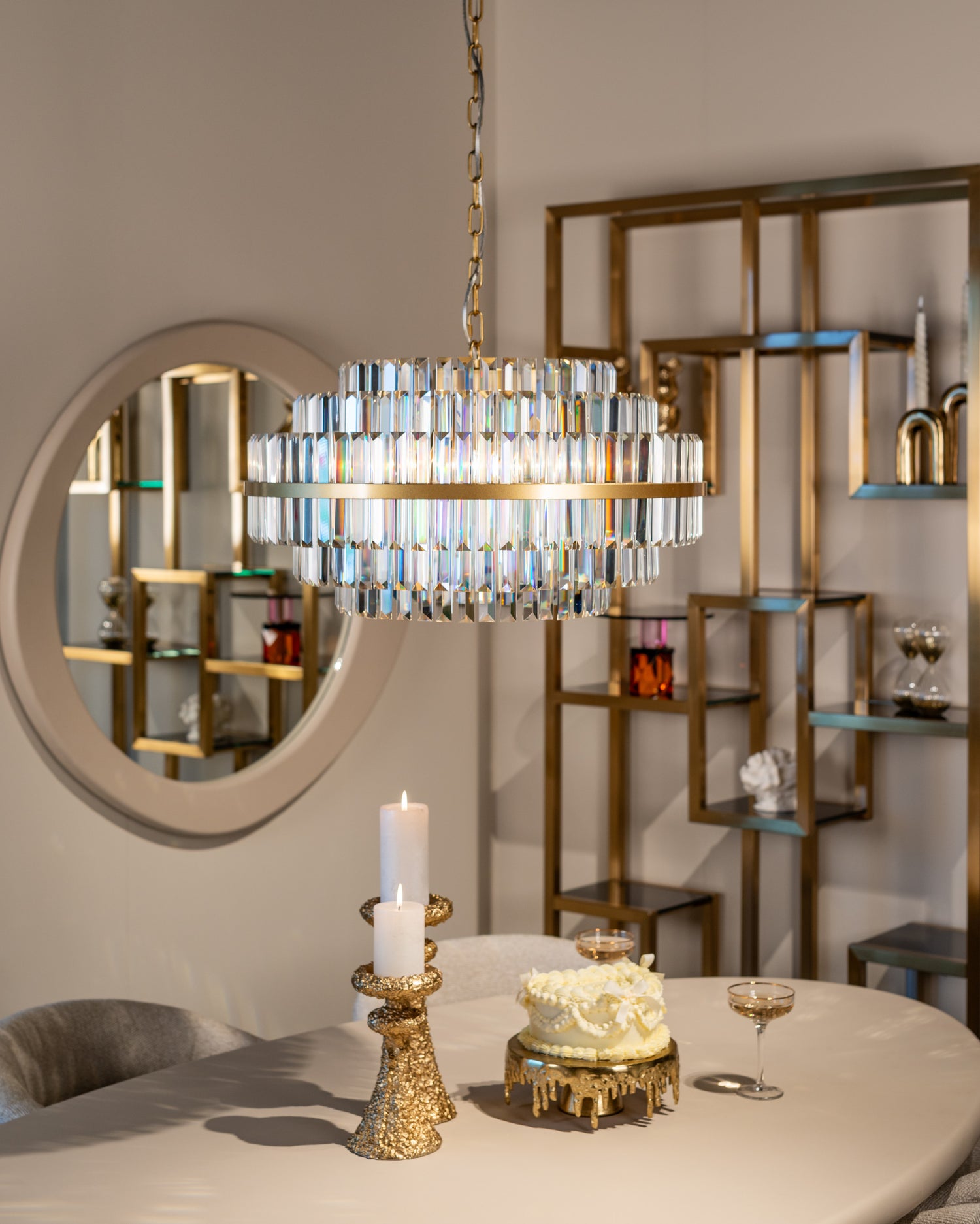 Richmond Interiors Kuchenplatte Carmona gold Kuchenplatte Richmond Interiors