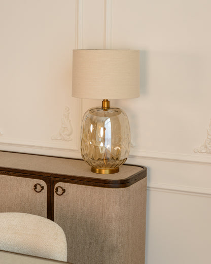 Richmond Interiors Tischlampe Ember amber Richmond Interiors