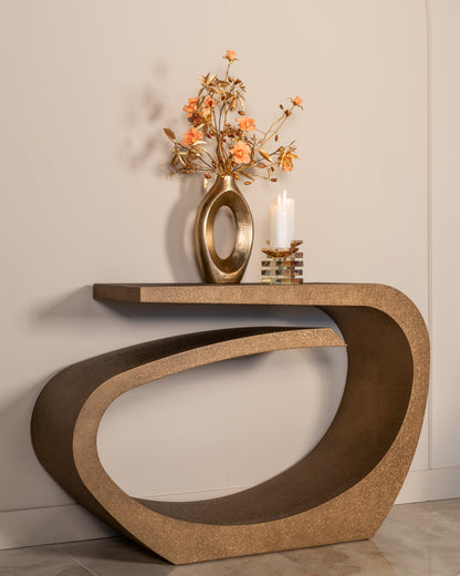 Richmond Interiors Vase Alma brushed gold large