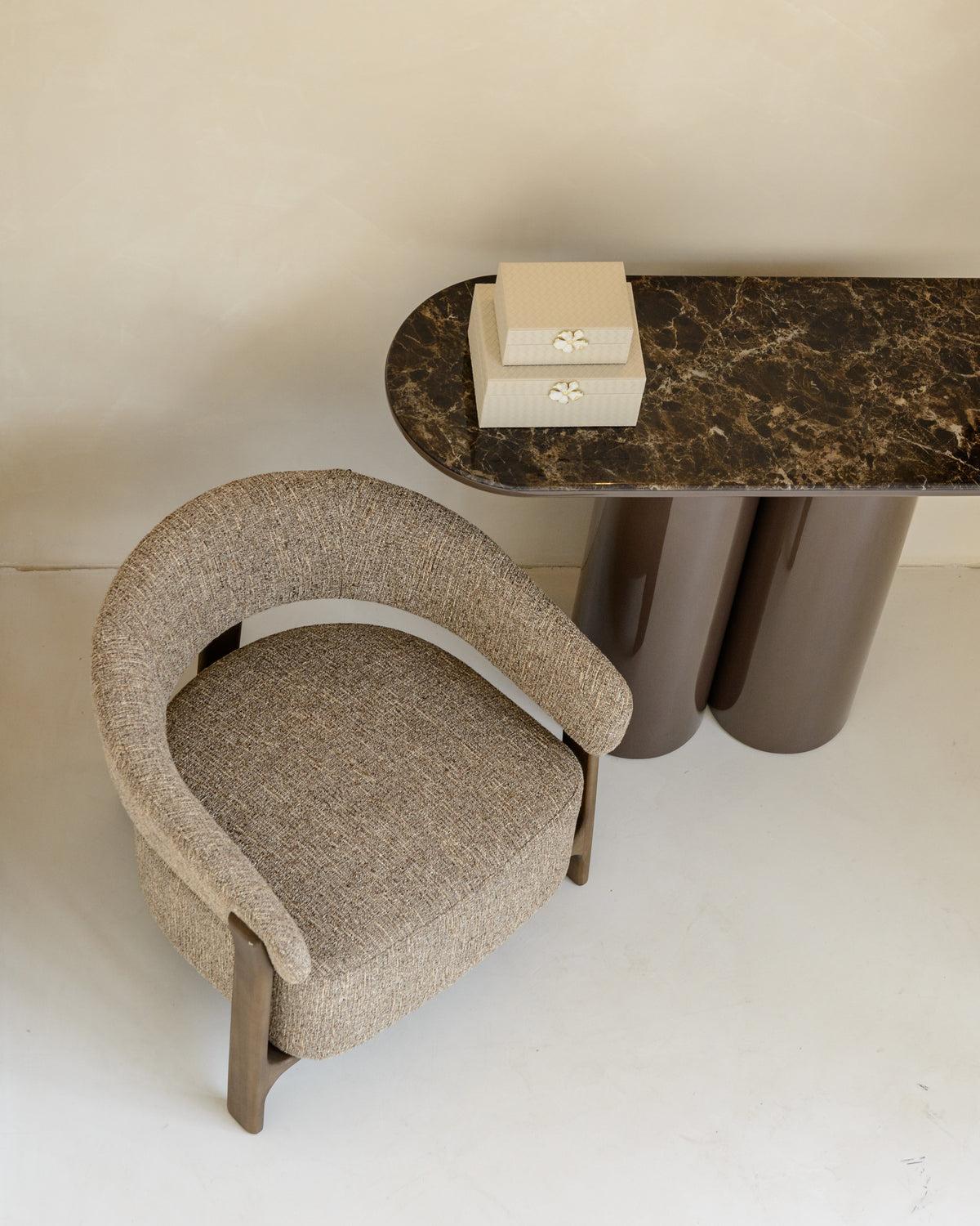 Richmond Interiors Konsole Almundi chocolat brown Richmond Interiors