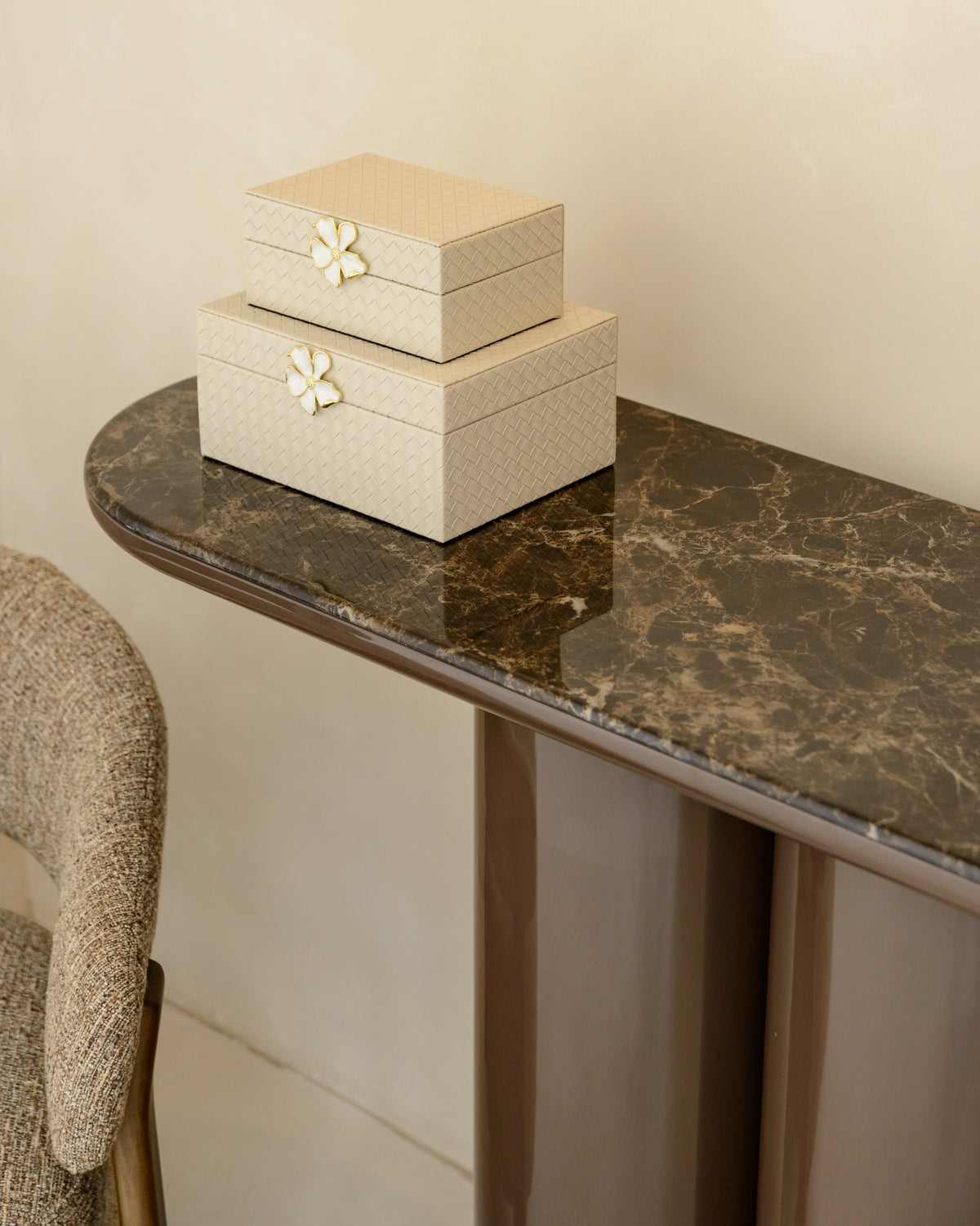 Richmond Interiors Konsole Almundi chocolat brown Richmond Interiors