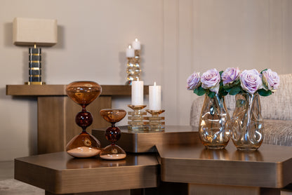 Richmond Interiors Dekoratives Objekt Elba brown hourglass small Dekoratives Objekt Richmond Interiors
