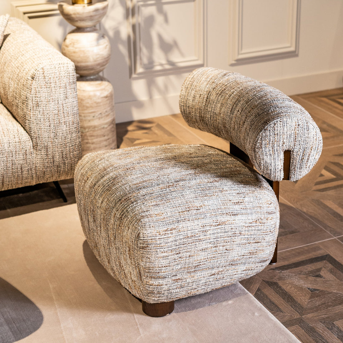 Richmond Interiors Sessel Arabella greige coco (Greige coco) Polstersessel Richmond Interiors