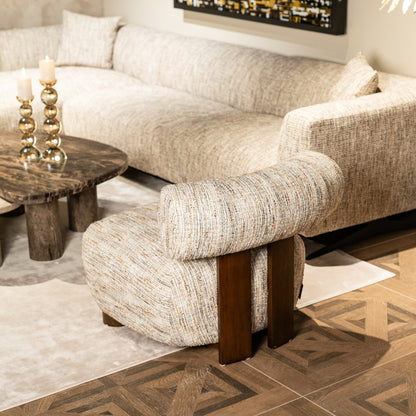 Richmond Interiors Sessel Arabella greige coco (Greige coco) Polstersessel Richmond Interiors