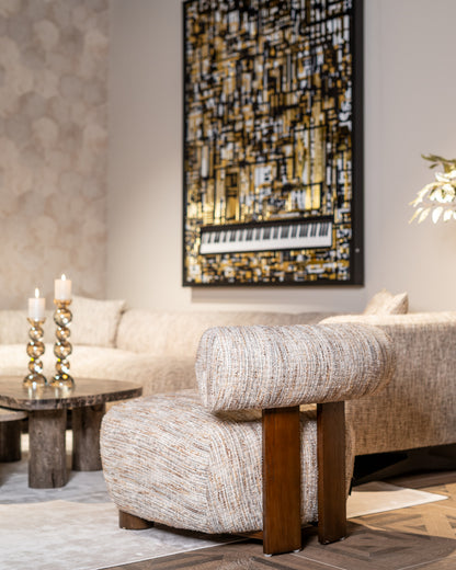 Richmond Interiors Kerzenhalter Emie brown large Kerzenhalter Richmond Interiors