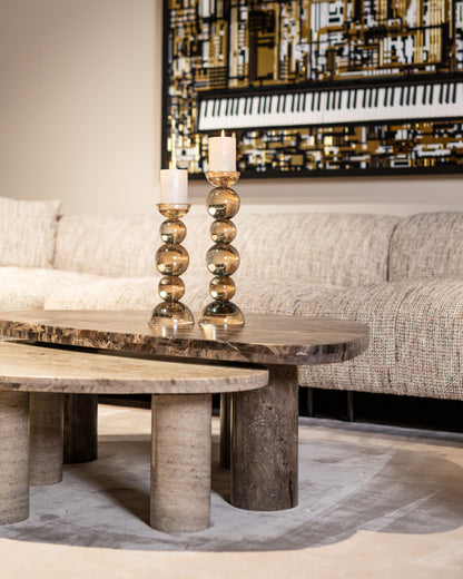 Richmond Interiors Kerzenhalter Emie brown large Kerzenhalter Richmond Interiors