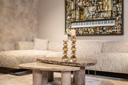 Richmond Interiors Kerzenhalter Emie brown small Kerzenhalter Richmond Interiors