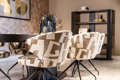 Richmond Interiors Esszimmerstuhl Milly biscotti swivel Esszimmerstuhl Richmond Interiors