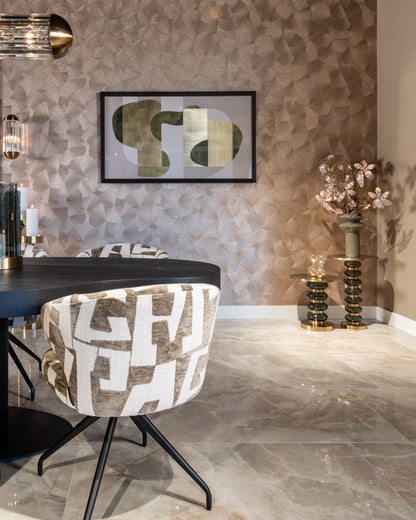 Richmond Interiors Esszimmerstuhl Milly biscotti swivel Esszimmerstuhl Richmond Interiors