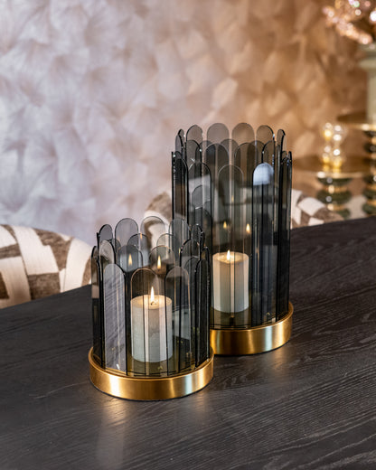 Richmond Interiors Windlicht Daisey smoke large Windlicht Richmond Interiors