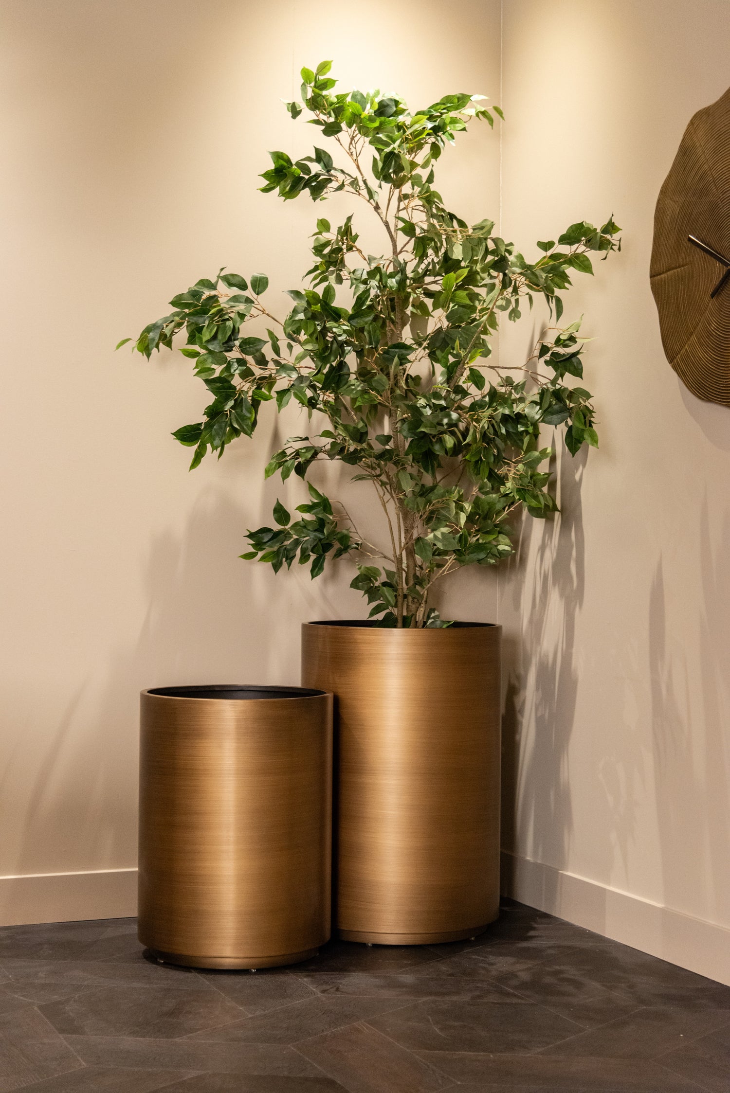 Richmond Interiors Planter Dira 50Ø (Brushed Gold)
