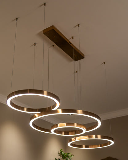 Richmond Interiors Pendelleuchte Lilou brushed gold Pendelleuchte Richmond Interiors