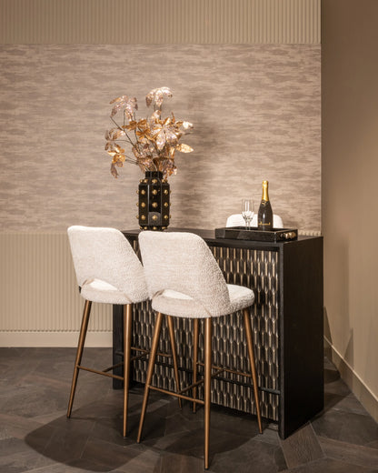 Richmond Interiors Tablett Liv black/gold Tablett Richmond Interiors