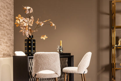 Richmond Interiors Tablett Liv black/gold