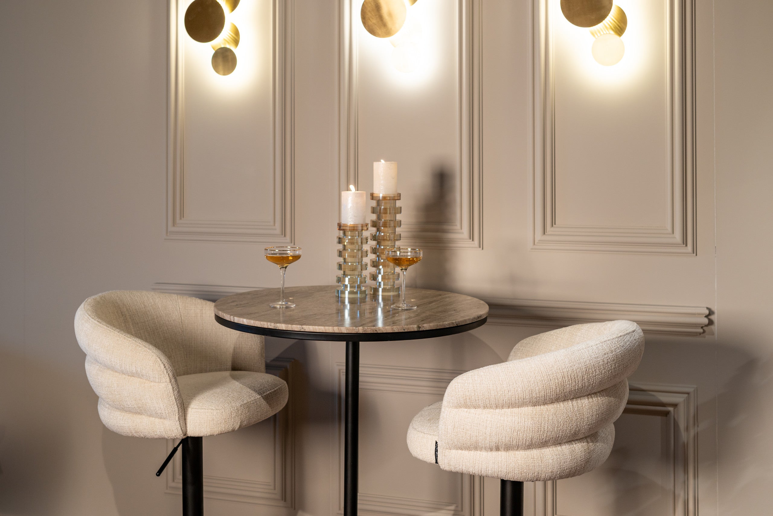 Richmond Interiors Wandlampe Collin brushed gold Wandlampe Richmond Interiors