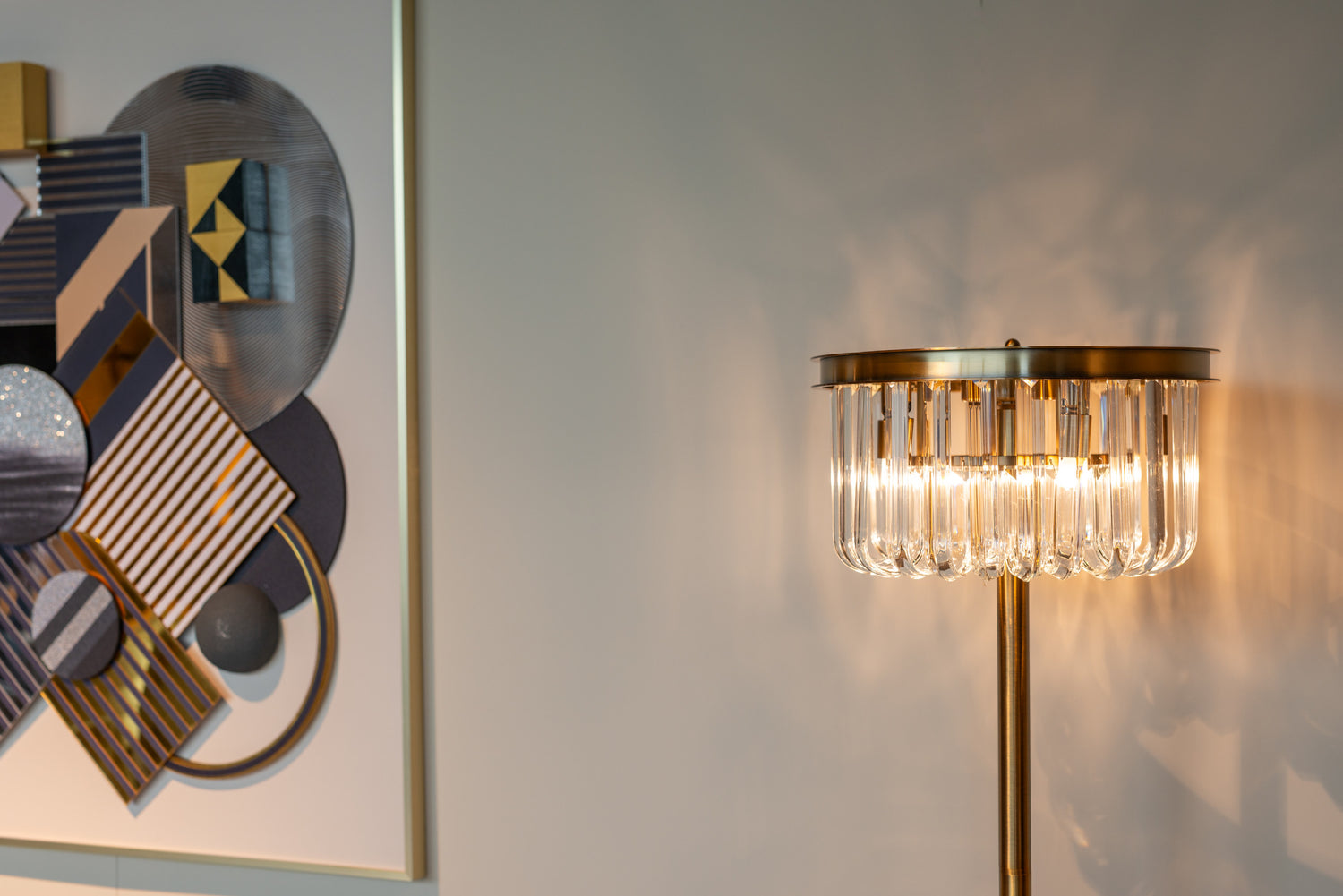 Richmond Interiors Wandkunst 3D Block black/gold Wandkunst Richmond Interiors