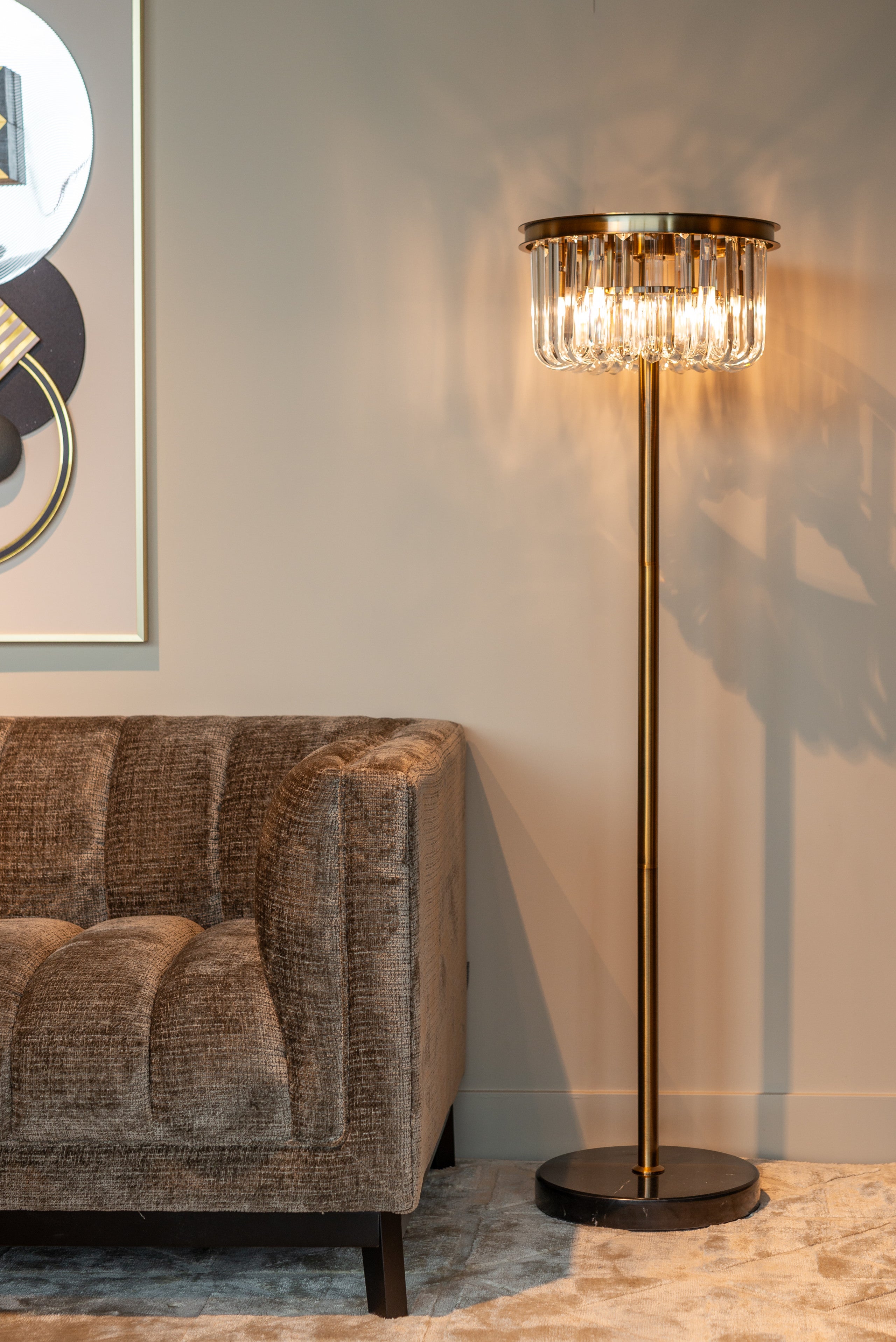 Richmond Interiors Stehlampe Dagmar bronze Stehlampe Richmond Interiors
