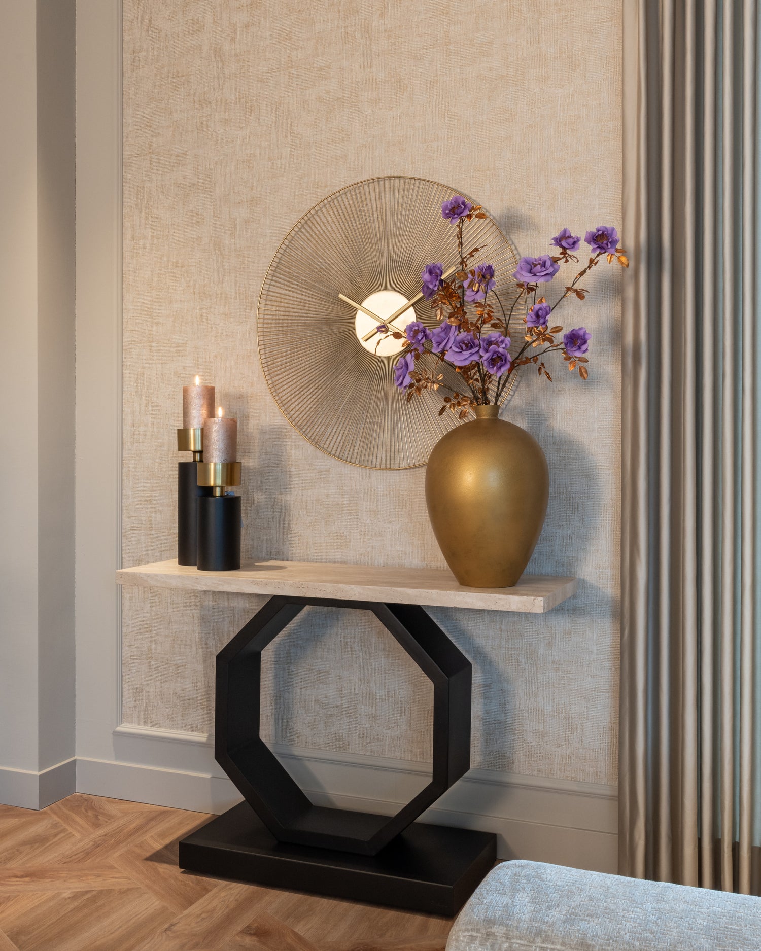 Richmond Interiors Uhr Audrey gold Uhr Richmond Interiors