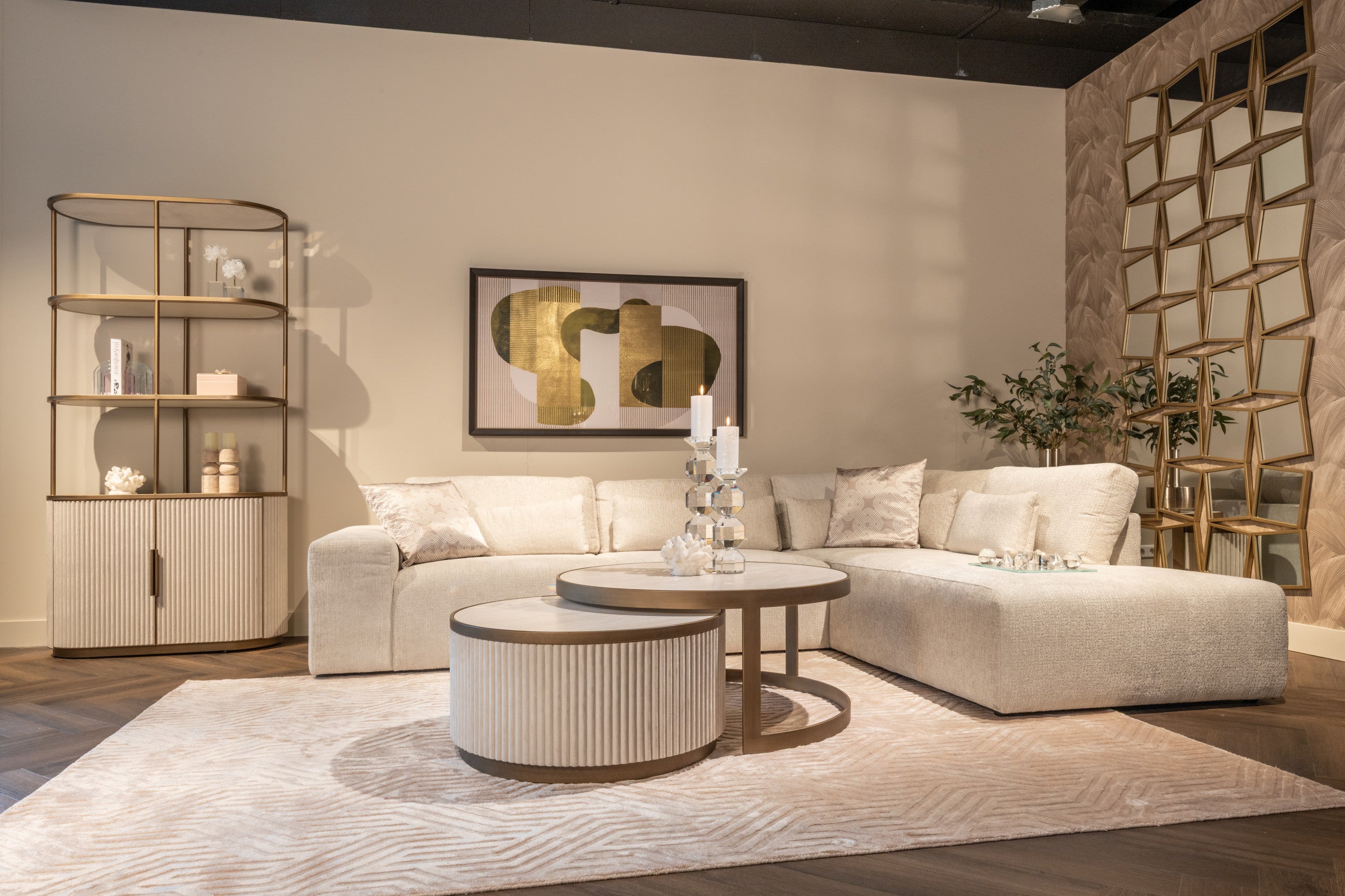 Richmond Interiors Couchtisch Tivoli white (Set of 2) Couchtisch Richmond Interiors