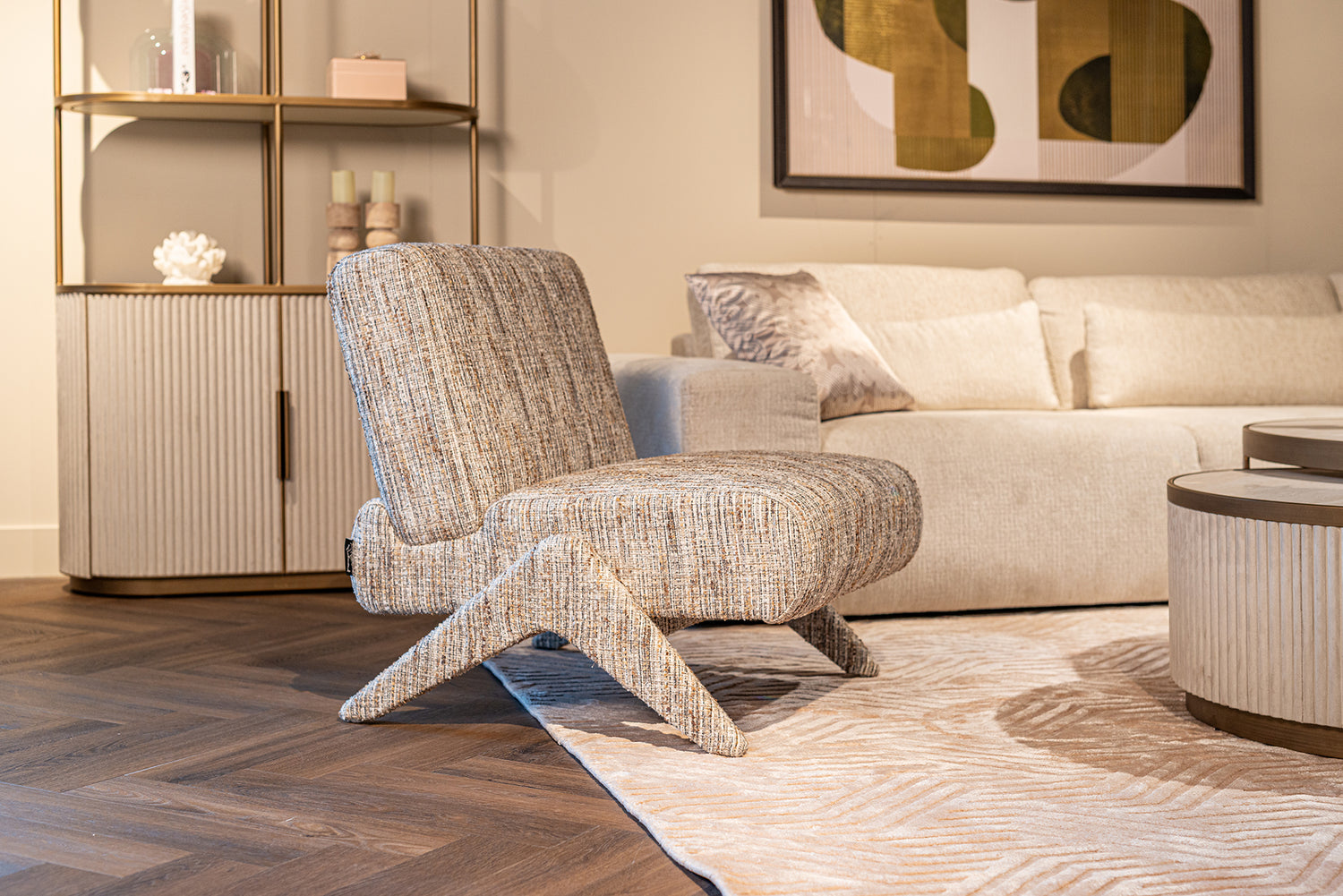 Richmond Interiors Sessel Lexi greige coco (Greige coco) Polstersessel Richmond Interiors