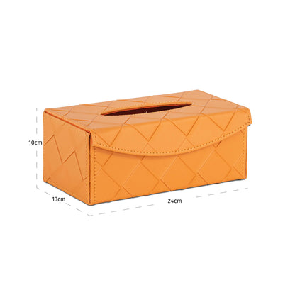 Richmond Interiors Dekoratives Objekt Molly orange tissue box Dekoratives Objekt Richmond Interiors