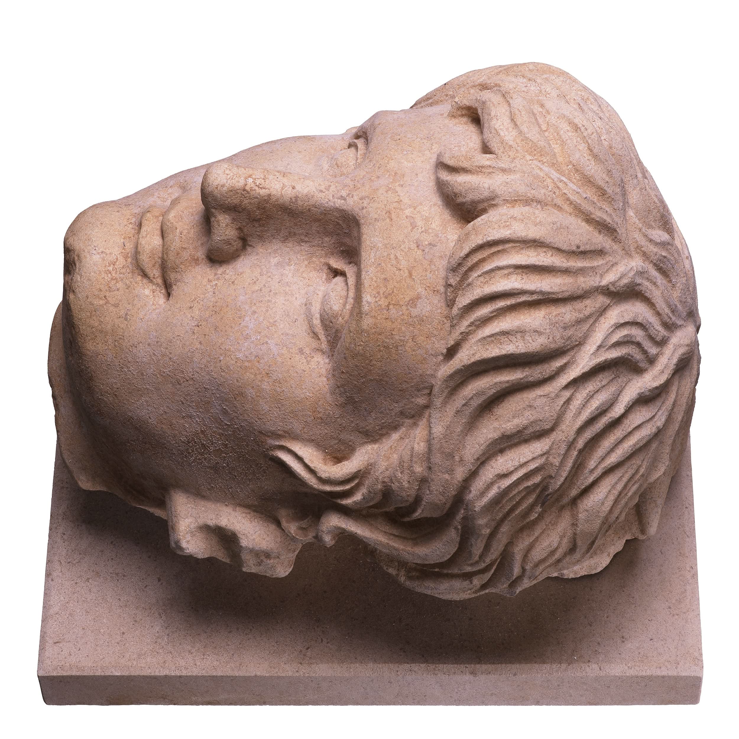 Eichholtz Büste Emperor Augustus – Sandstein Deko-Objekt Eichholtz