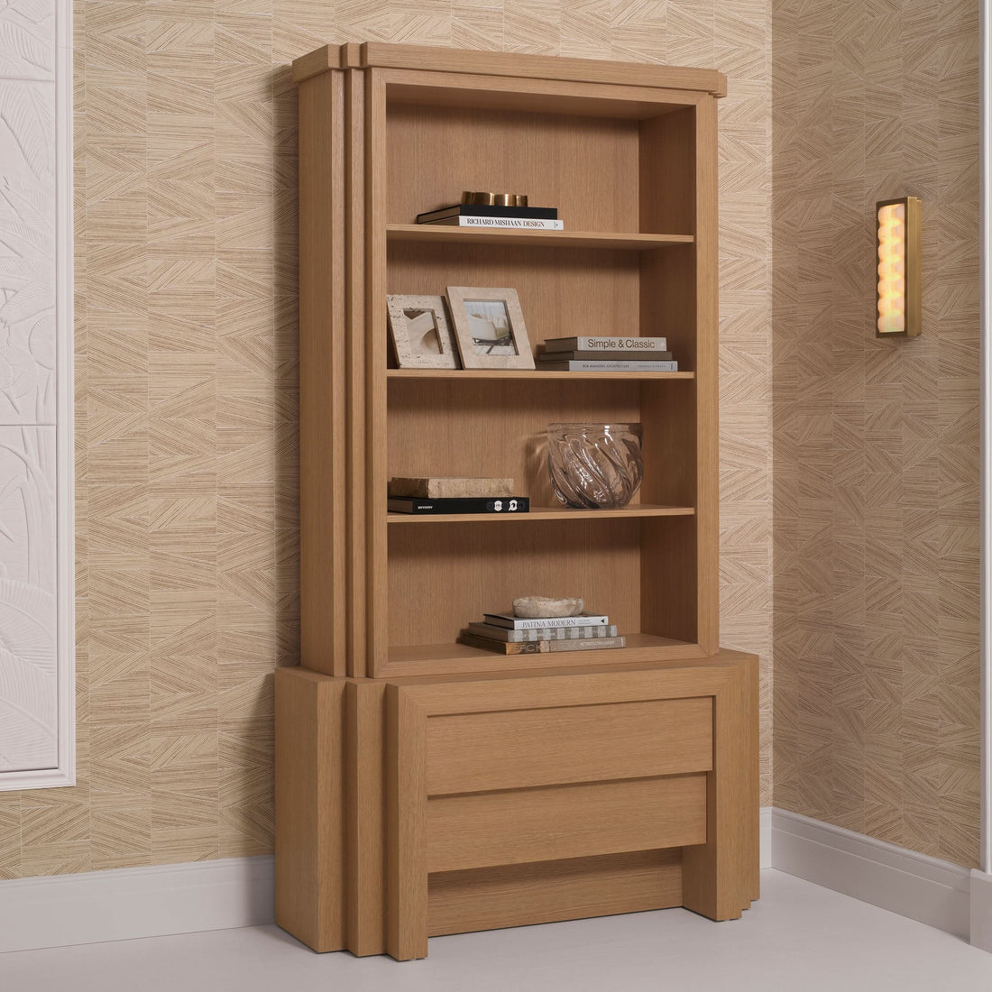 Eichholtz Cabinet Metropolitan S - Natural Oak Veneer Kabinett Eichholtz