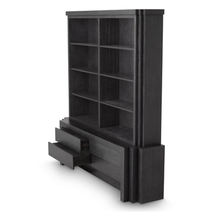 Eichholtz Kabinett Metropolitan L - Charcoal Grey Oak Veneer Kabinett Eichholtz