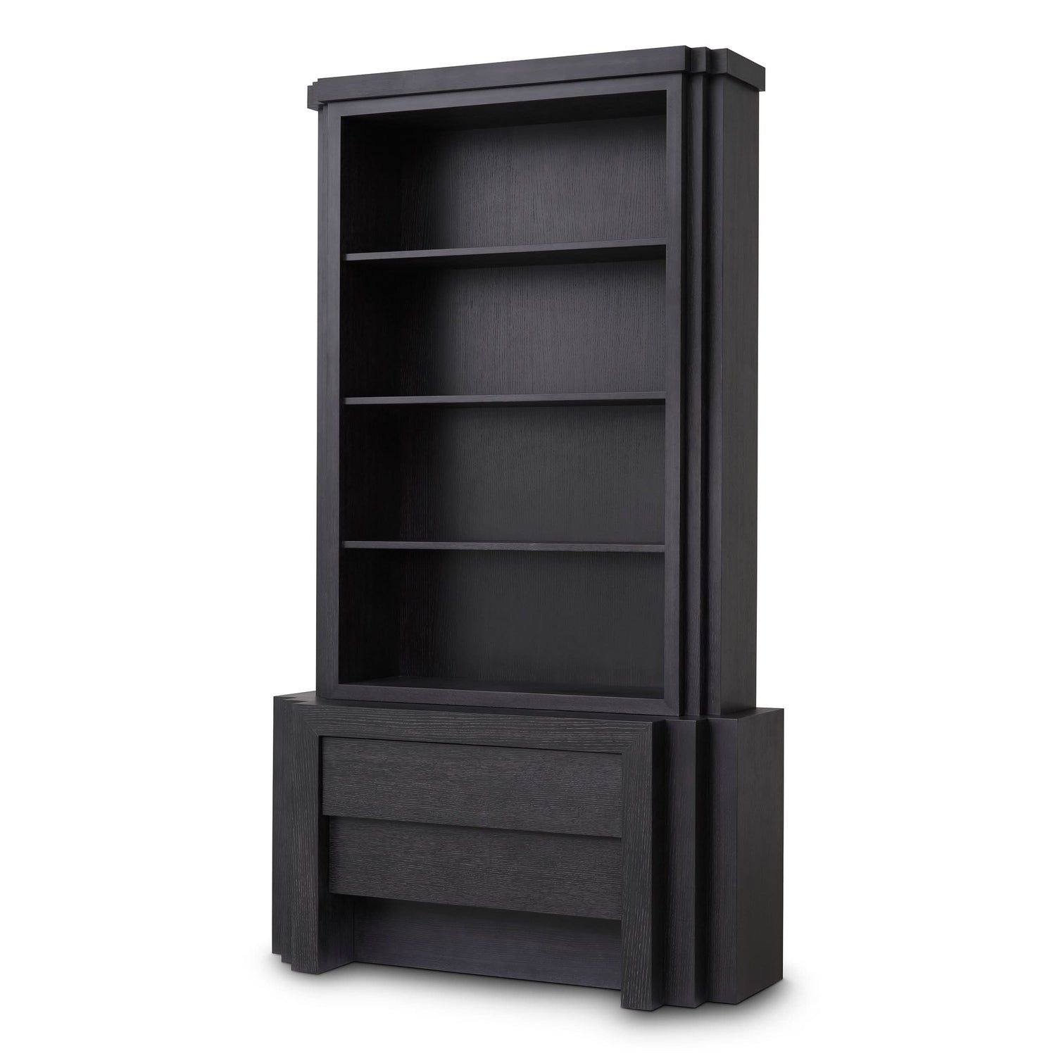 Eichholtz Cabinet Metropolitan S - Charcoal Grey Oak Veneer Kabinett Eichholtz