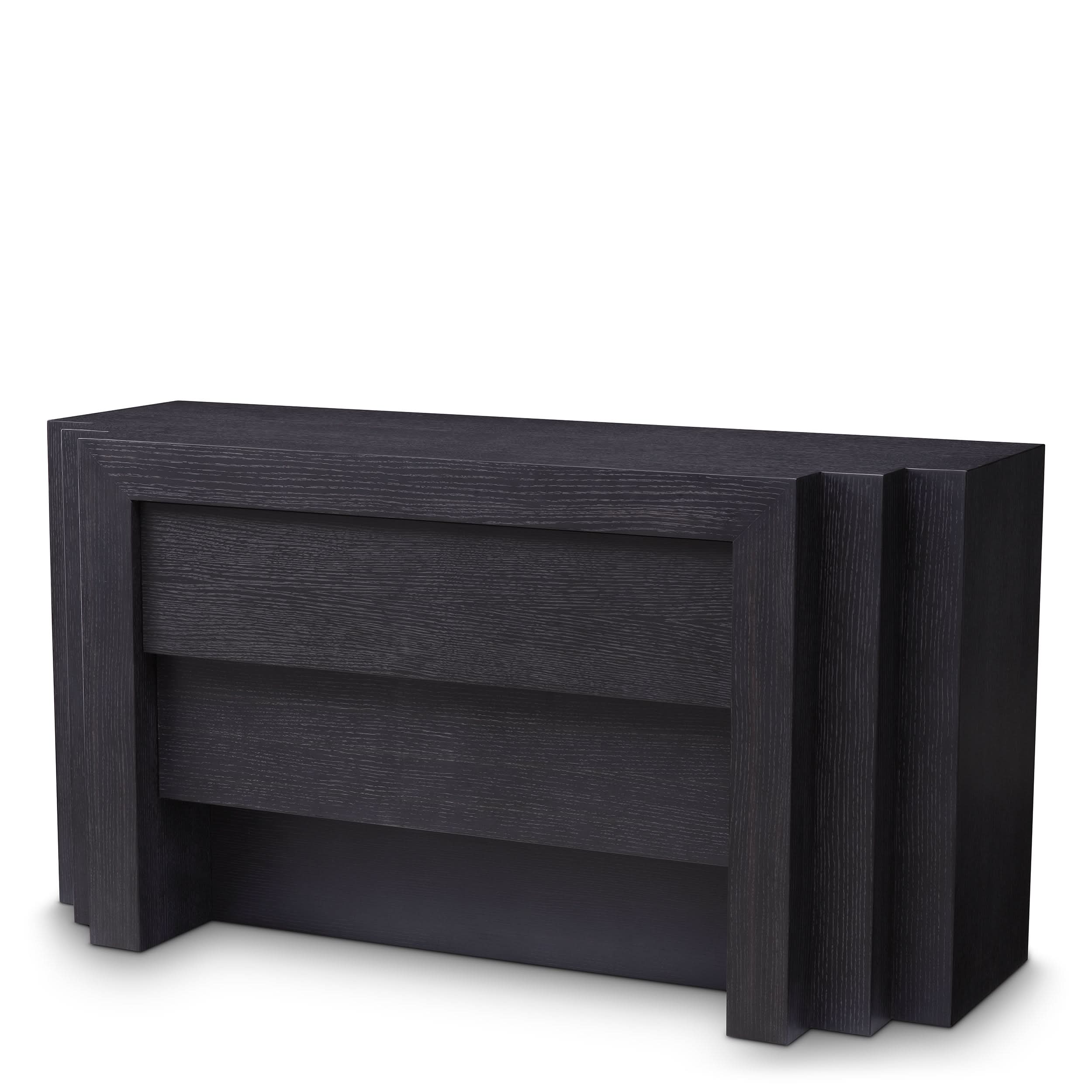 Eichholtz Kommode Metropolitan S - Charcoal Grey Oak Veneer Kommode Eichholtz
