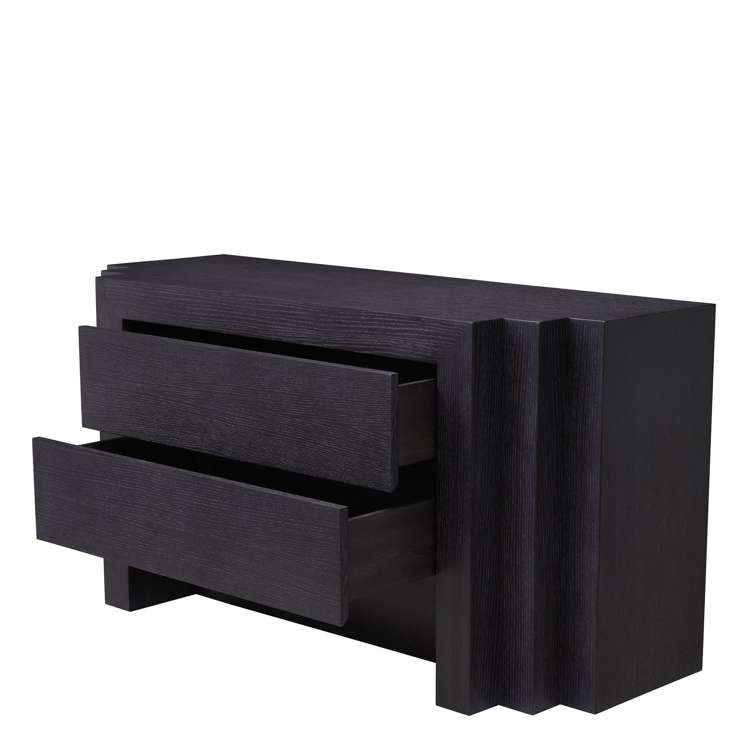 Eichholtz Kommode Metropolitan S - Charcoal Grey Oak Veneer Kommode Eichholtz