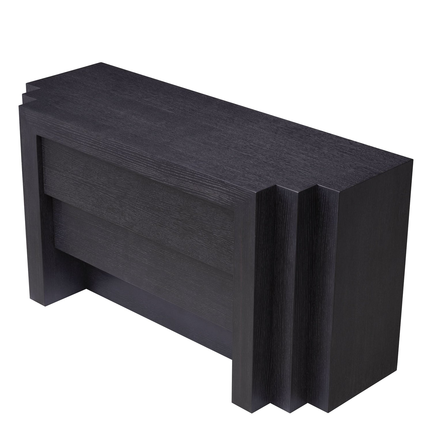 Eichholtz Kommode Metropolitan S - Charcoal Grey Oak Veneer Kommode Eichholtz