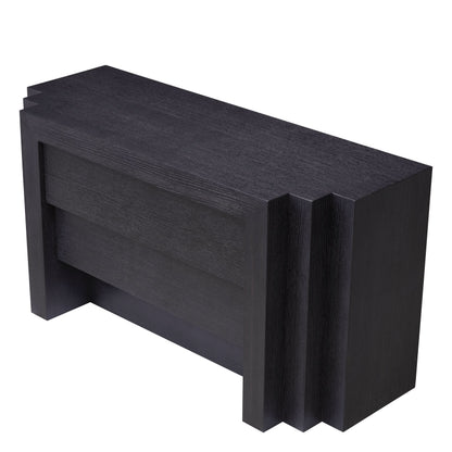 Eichholtz Kommode Metropolitan S - Charcoal Grey Oak Veneer Kommode Eichholtz